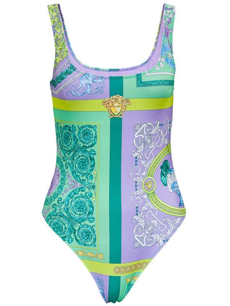 versace swimsuit sizing|versace women's one piece swimsuit.